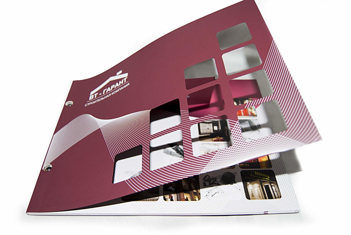 Печать брошюр на болтах