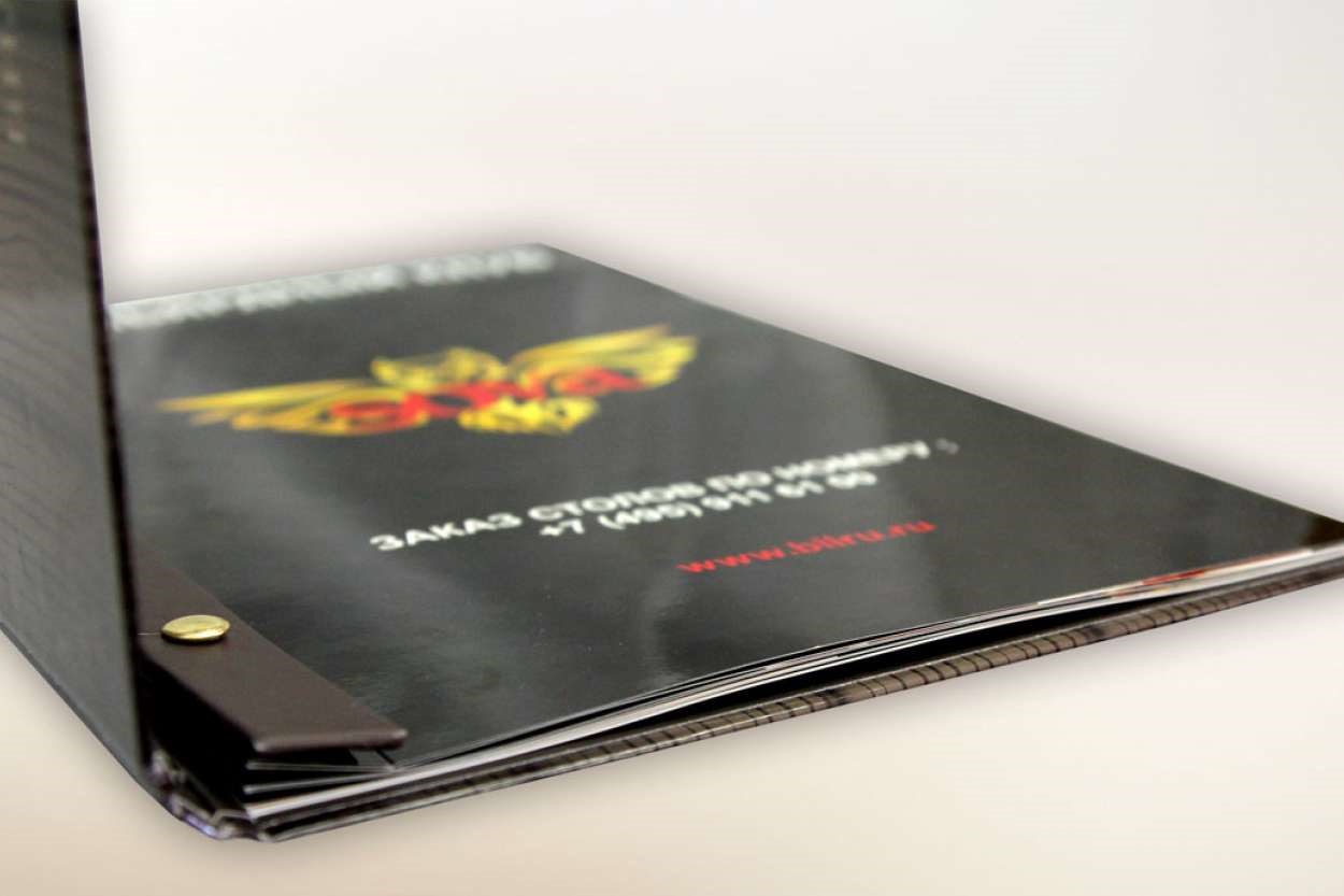 Печать брошюр на болтах