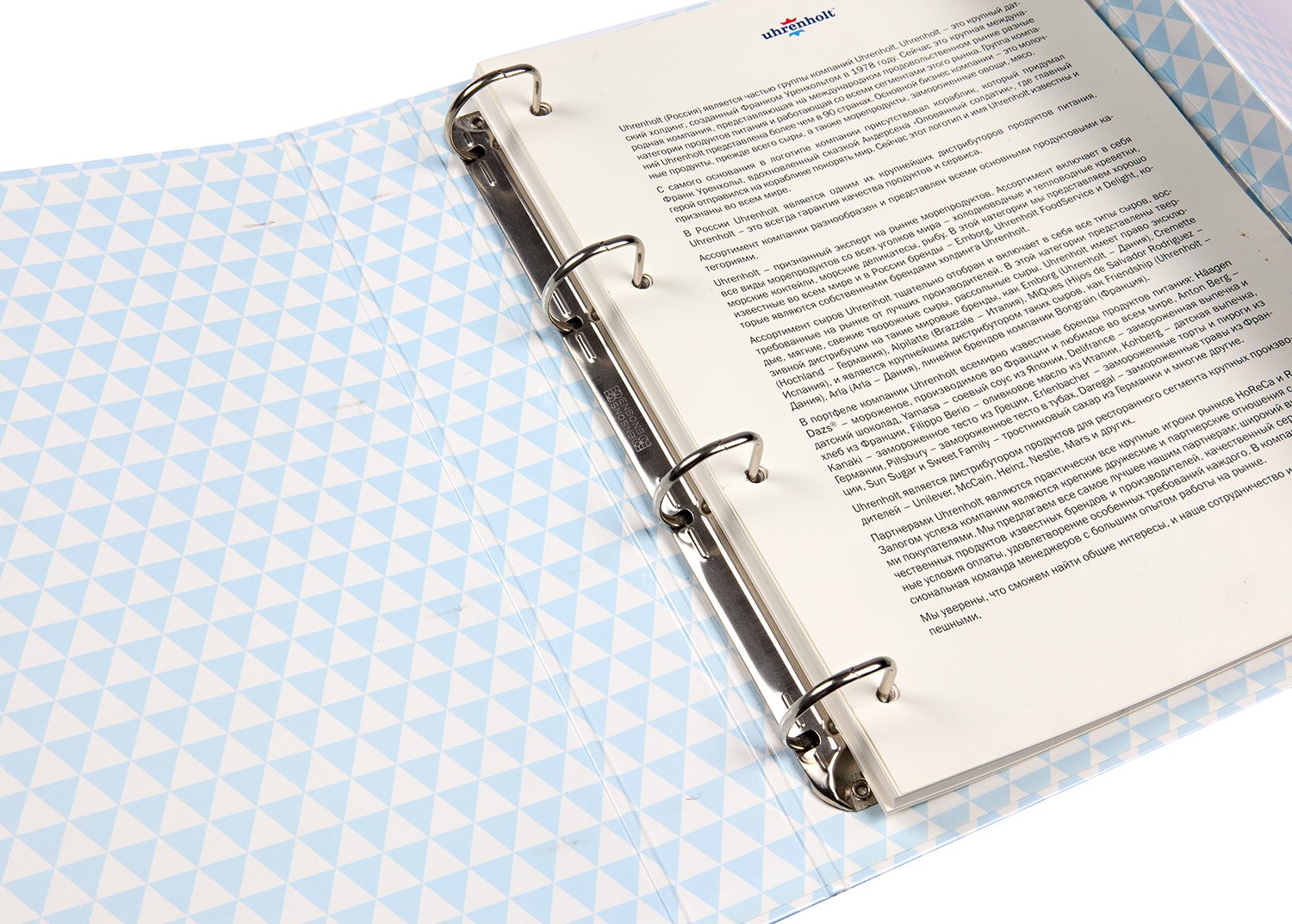 Печать брошюр на кольцах