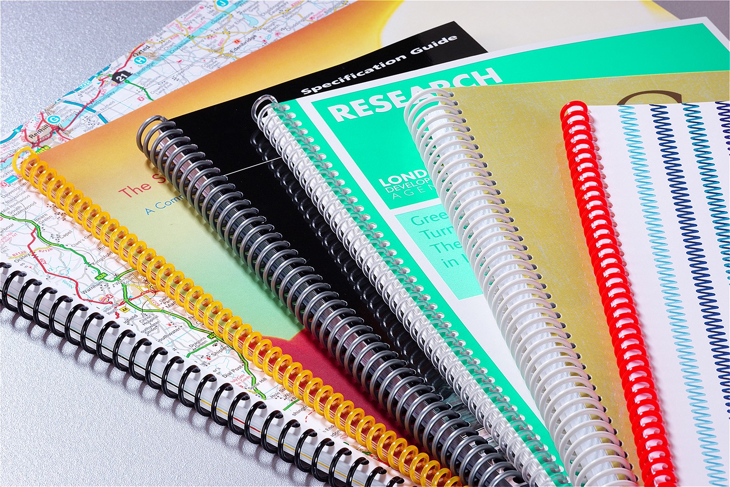 Печать брошюр на пружине