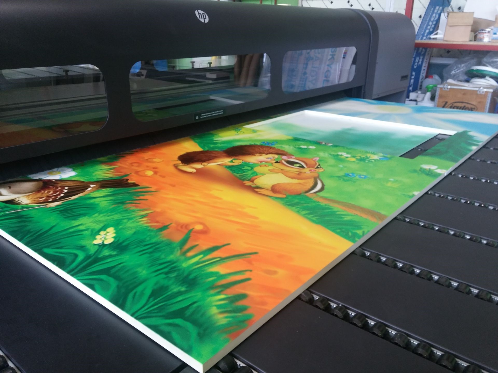 Накатка на пенокартон