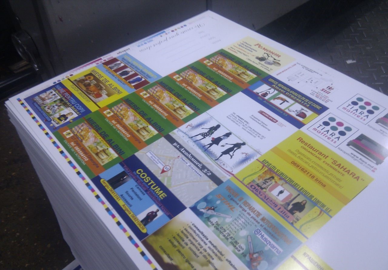 Офсетная печать листовок