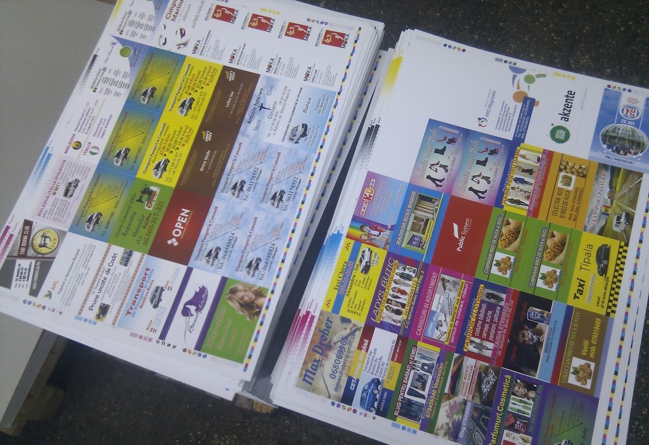 Офсетная печать листовок