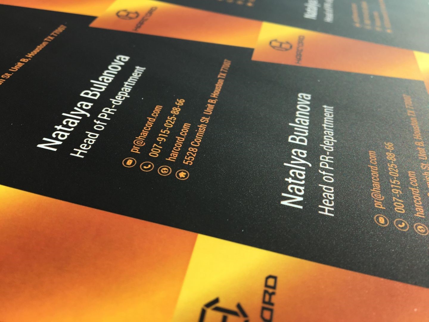 Офсетная печать визиток