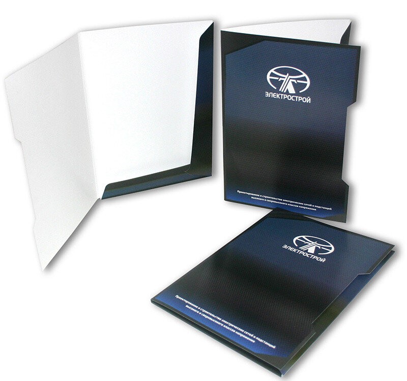 Папки картонные вырубные