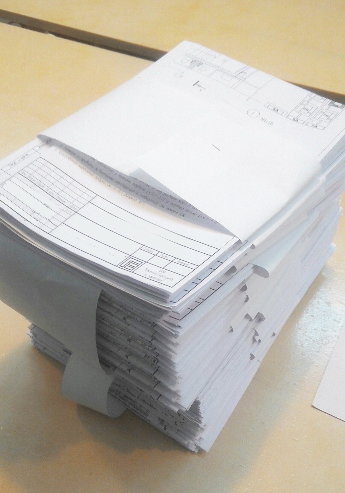 Печать чертежей А4