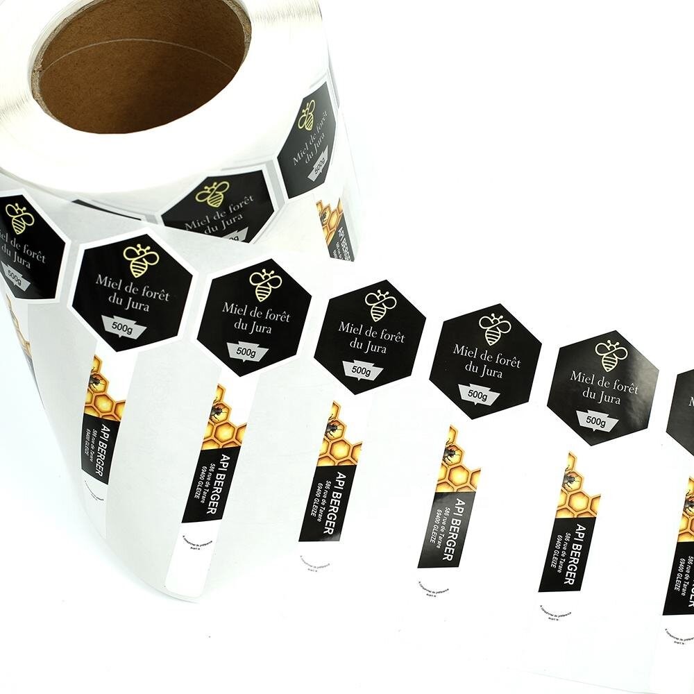 Печать фигурных наклеек