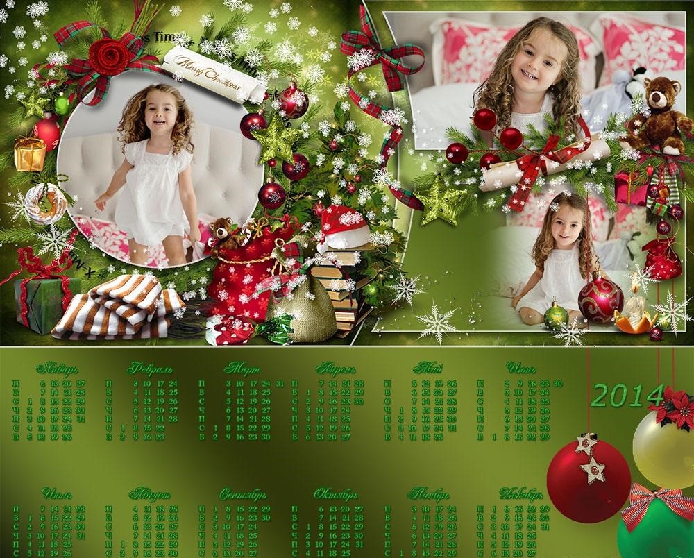 Печать календарей на новый год