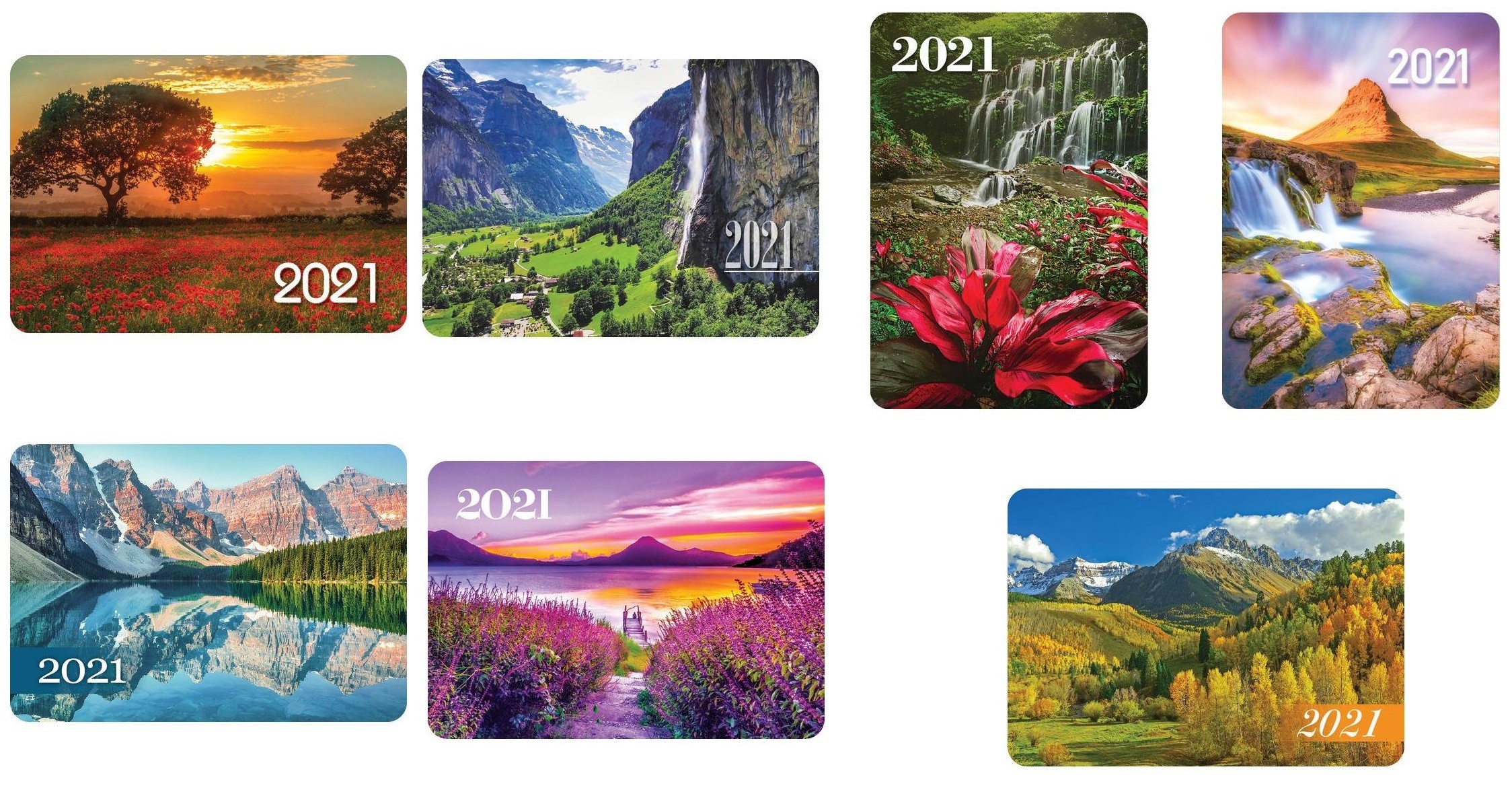 Печать карманных календарей 2021