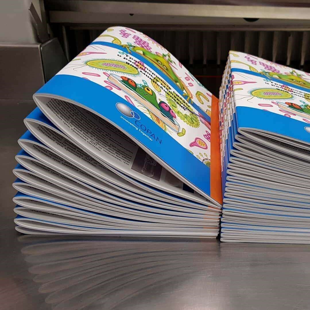 Печать каталогов на скрепке