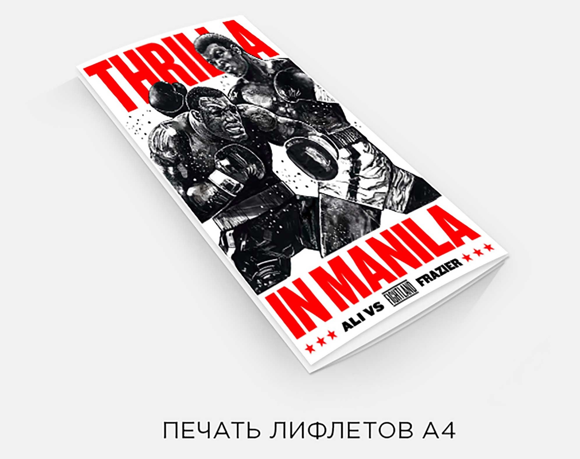 Печать лифлетов А4