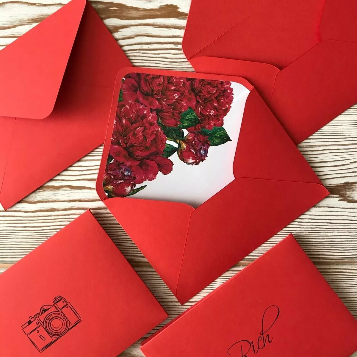 Печать на готовых конвертах