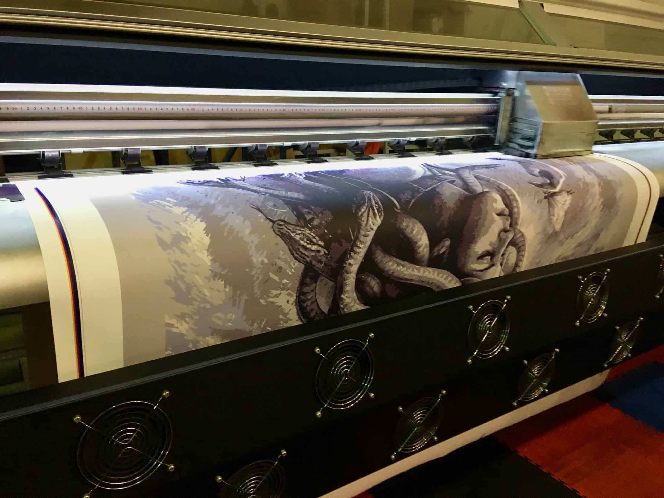 Печать на холсте