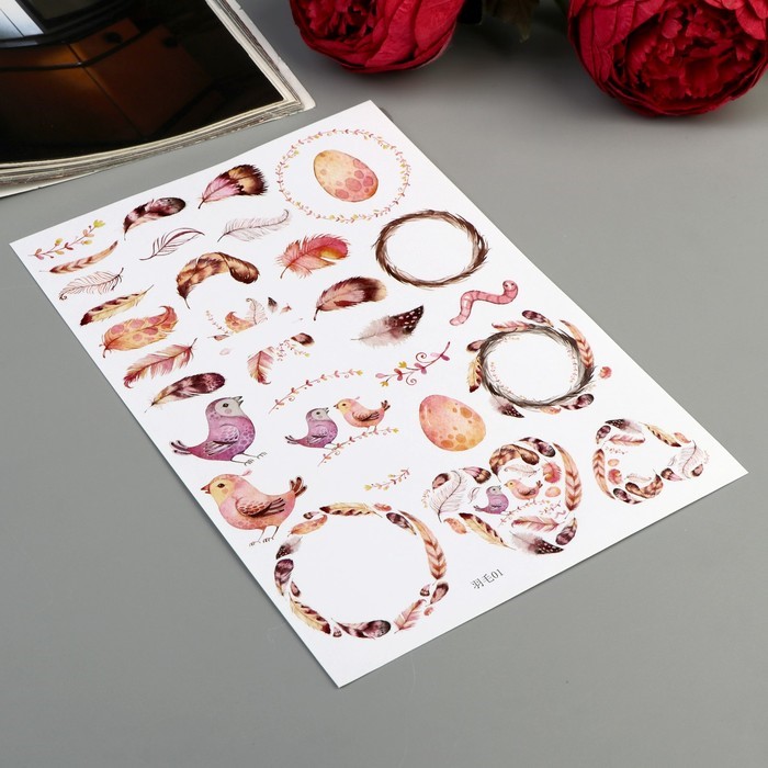 Печать наклеек на самоклеющейся бумаге