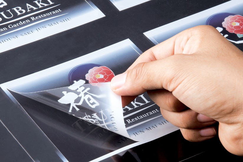 Печать наклеек на пленке