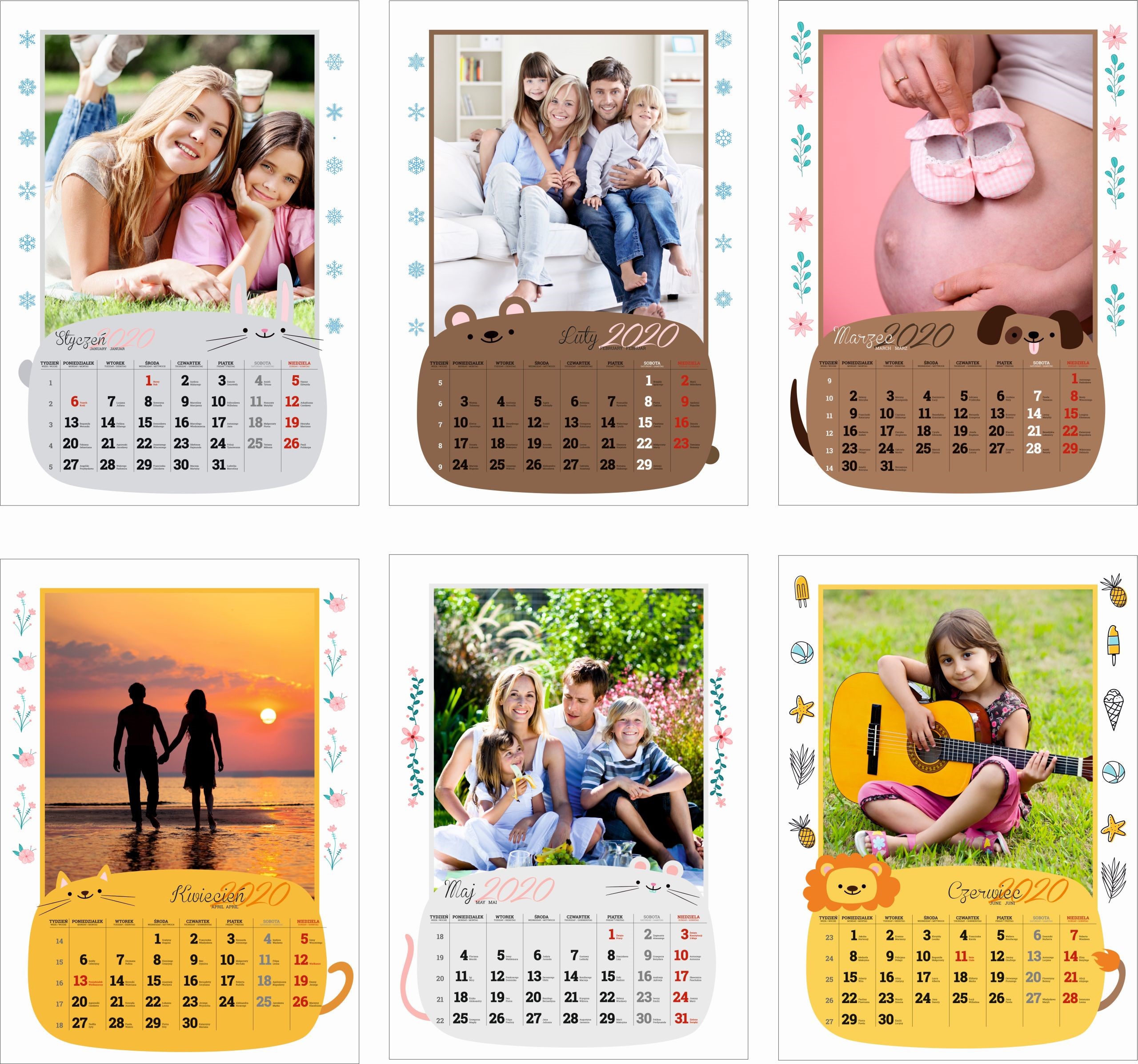 Печать настенных календарей