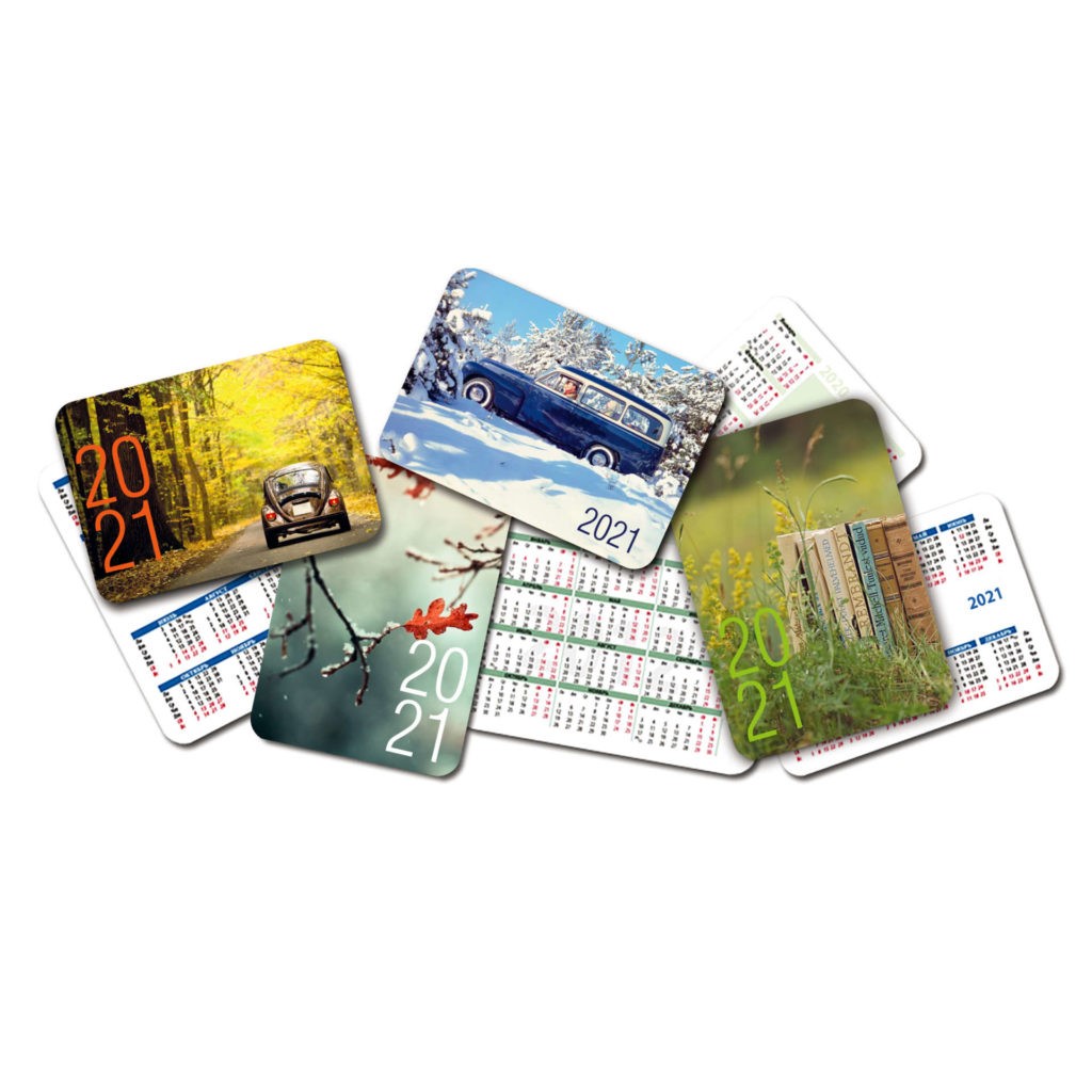 Разработка дизайна карманных календарей