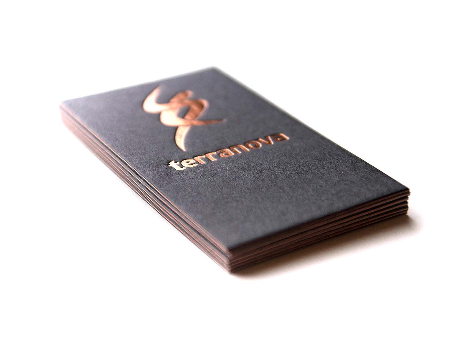 Трехслойные визитки