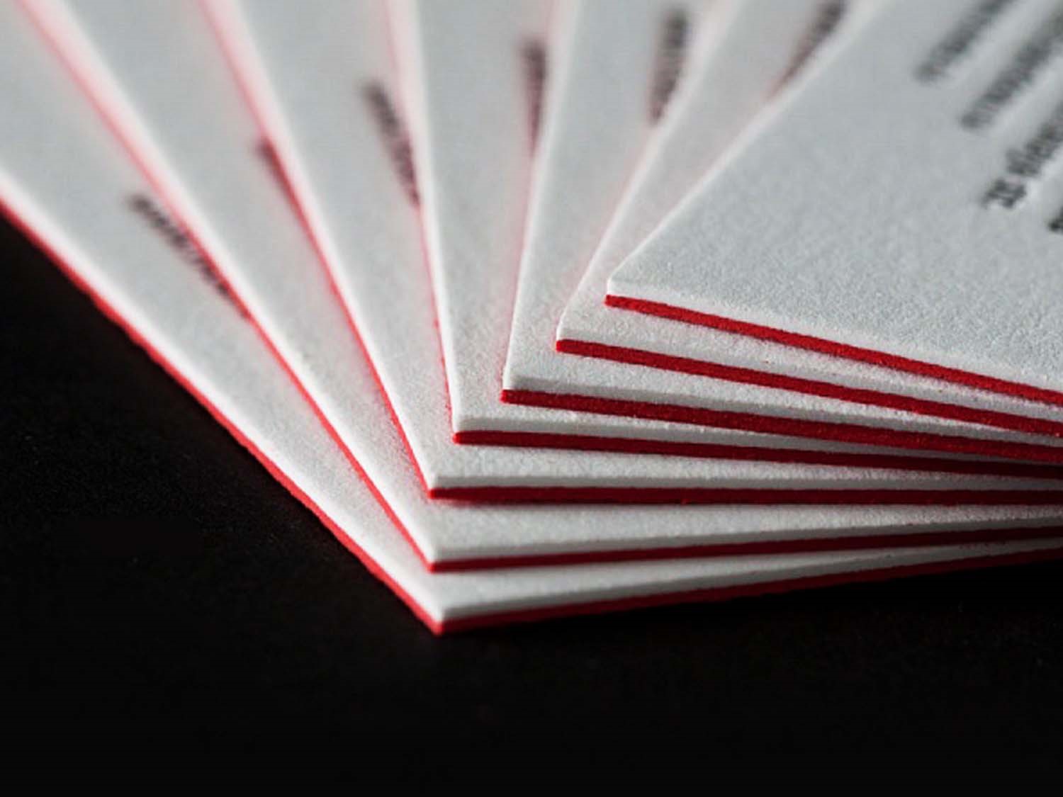 Трехслойные визитки