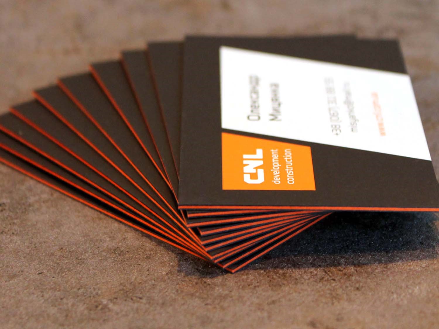 Трехслойные визитки