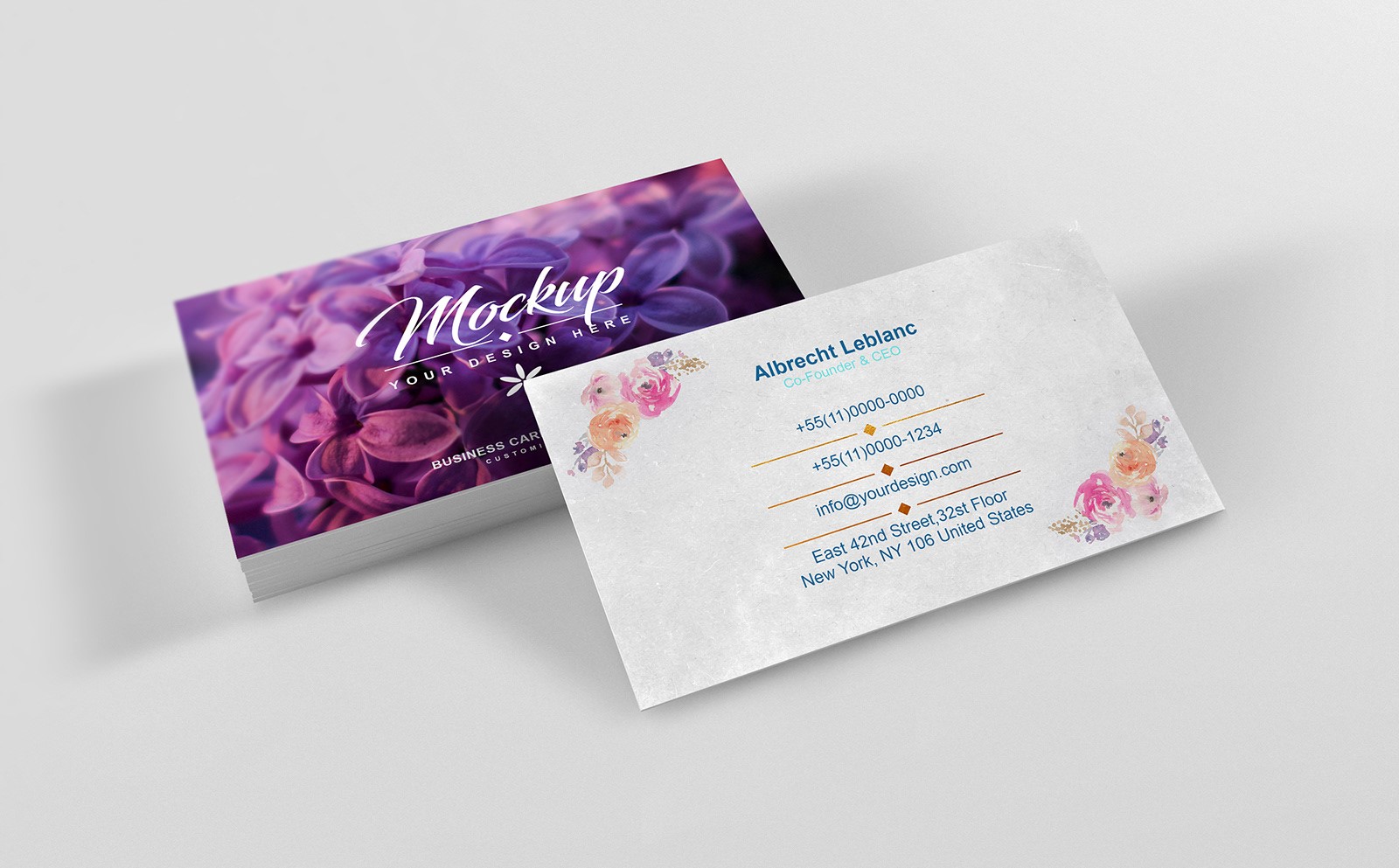 Цветные визитки