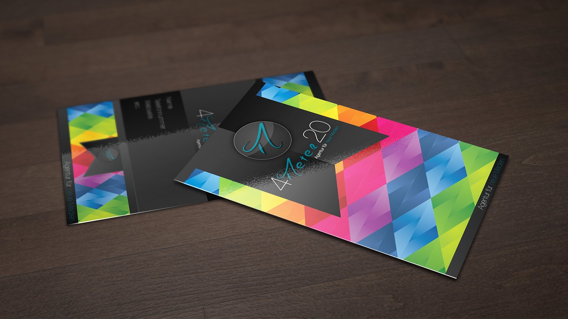 Цветные визитки