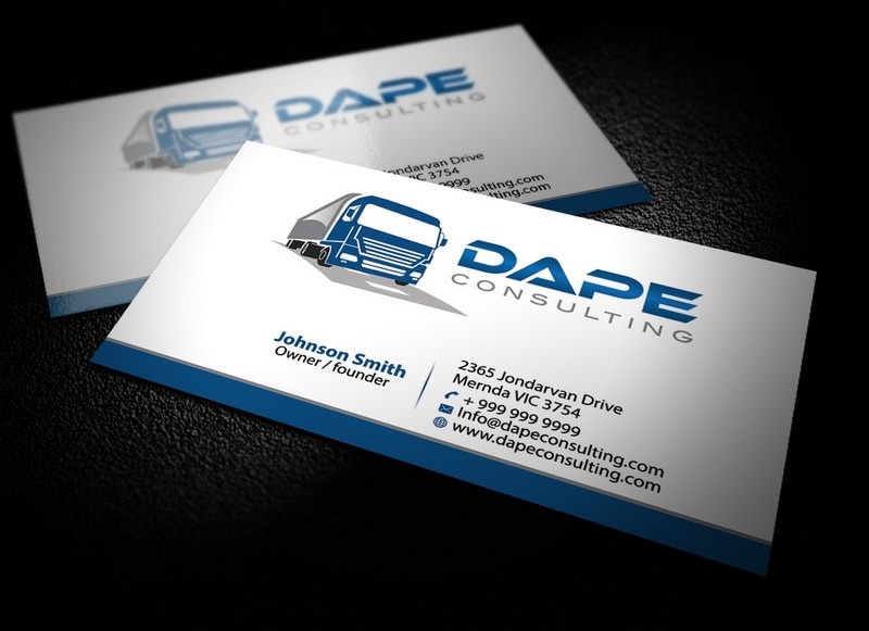 Визитки для транспортных компаний