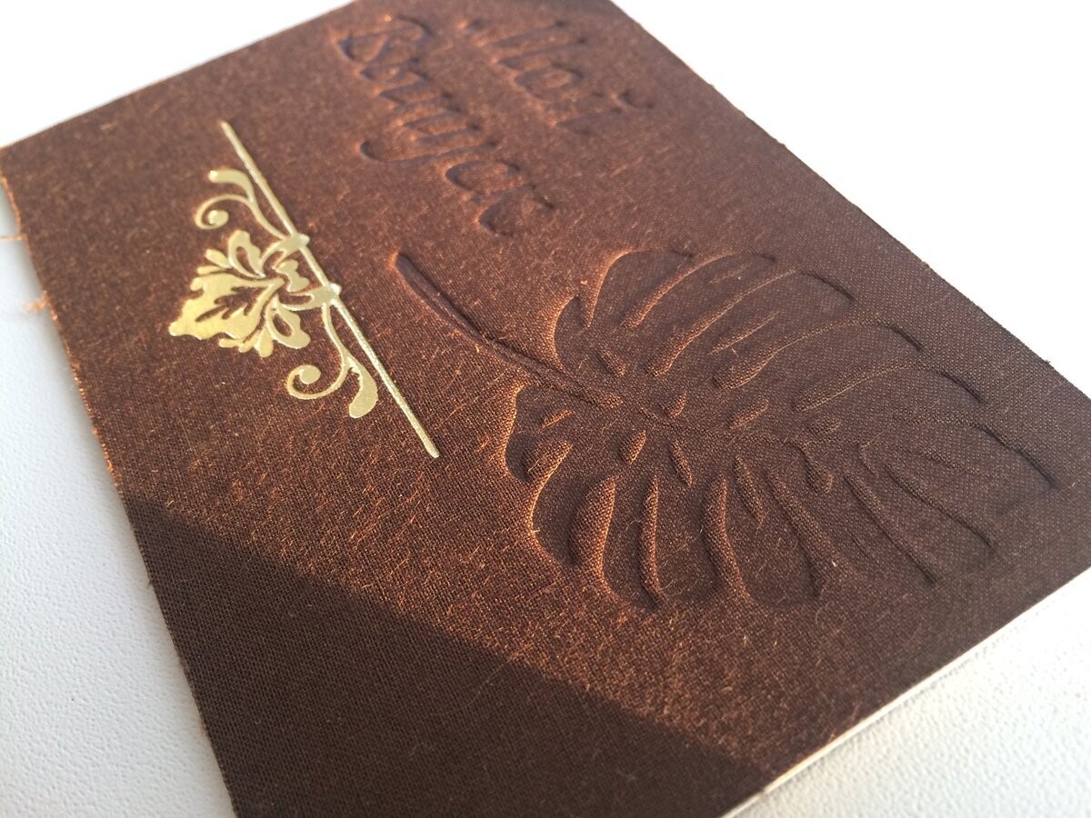 Визитки конгрев тиснением