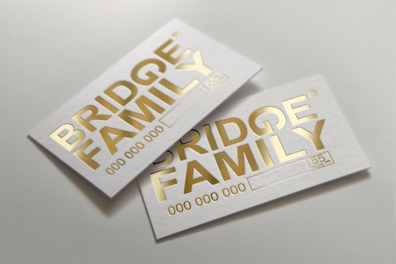 Визитки с тиснением золотом