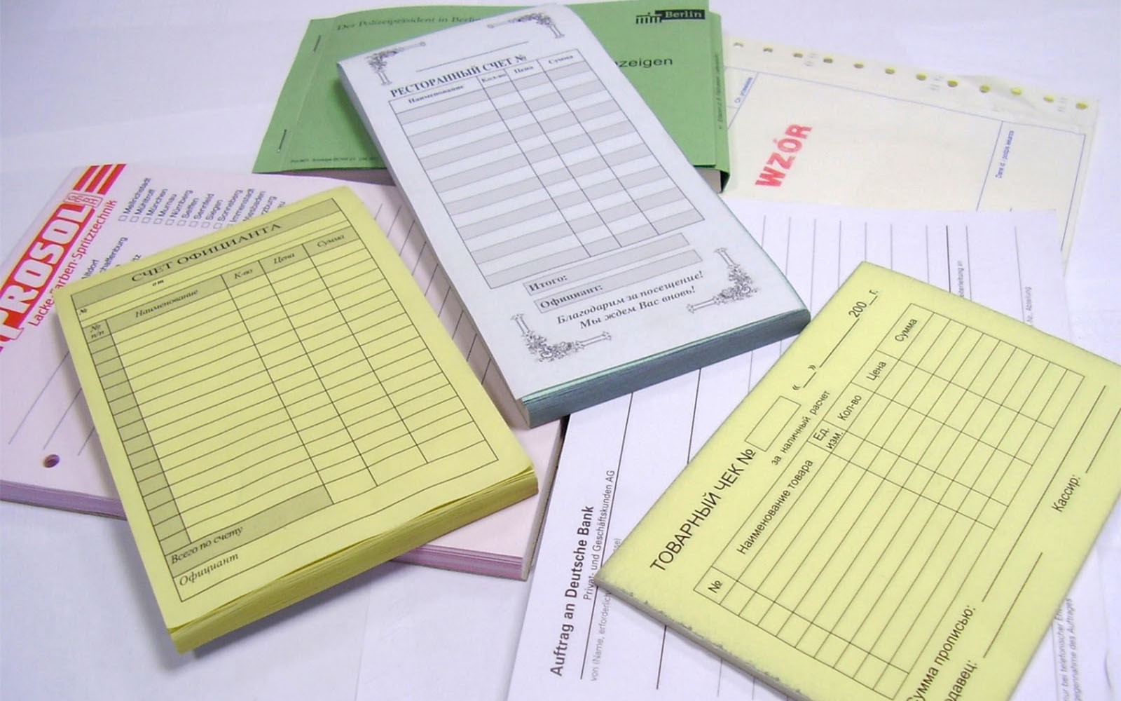 Печать бланков