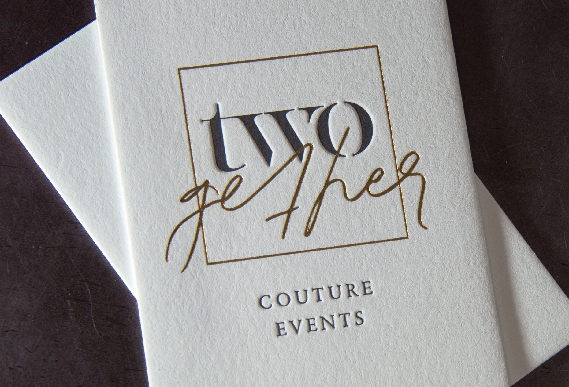 Визитки с тиснением