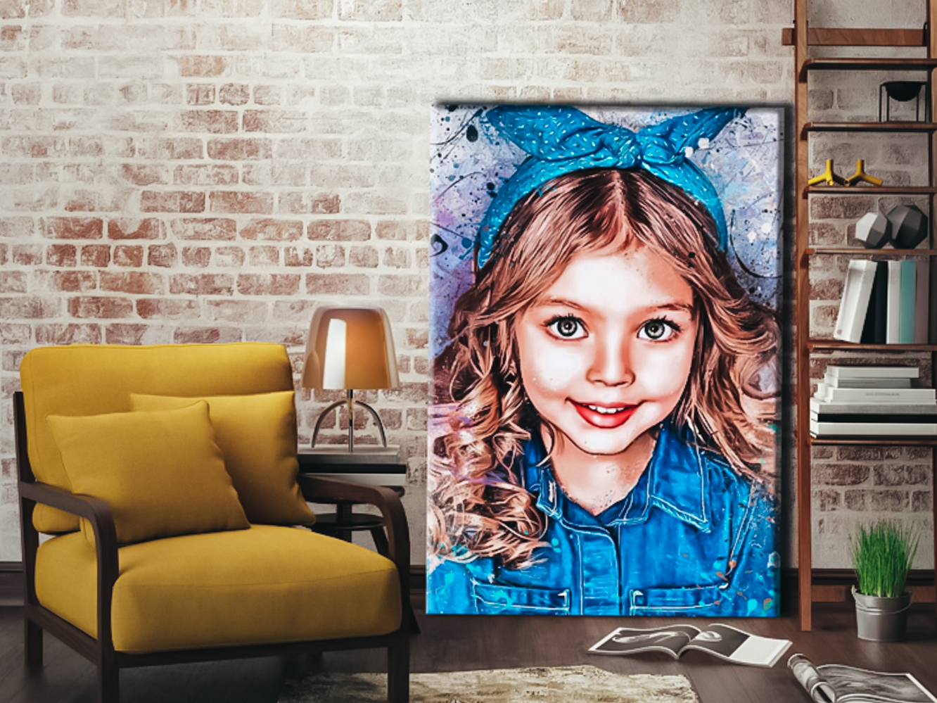 Арт печать на холсте