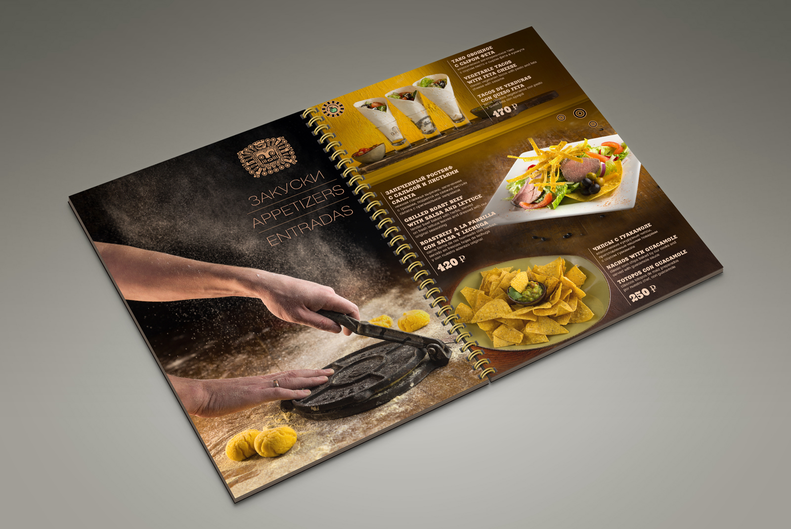 Изготовление меню