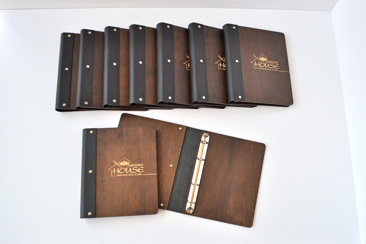 Изготовление меню на болтах