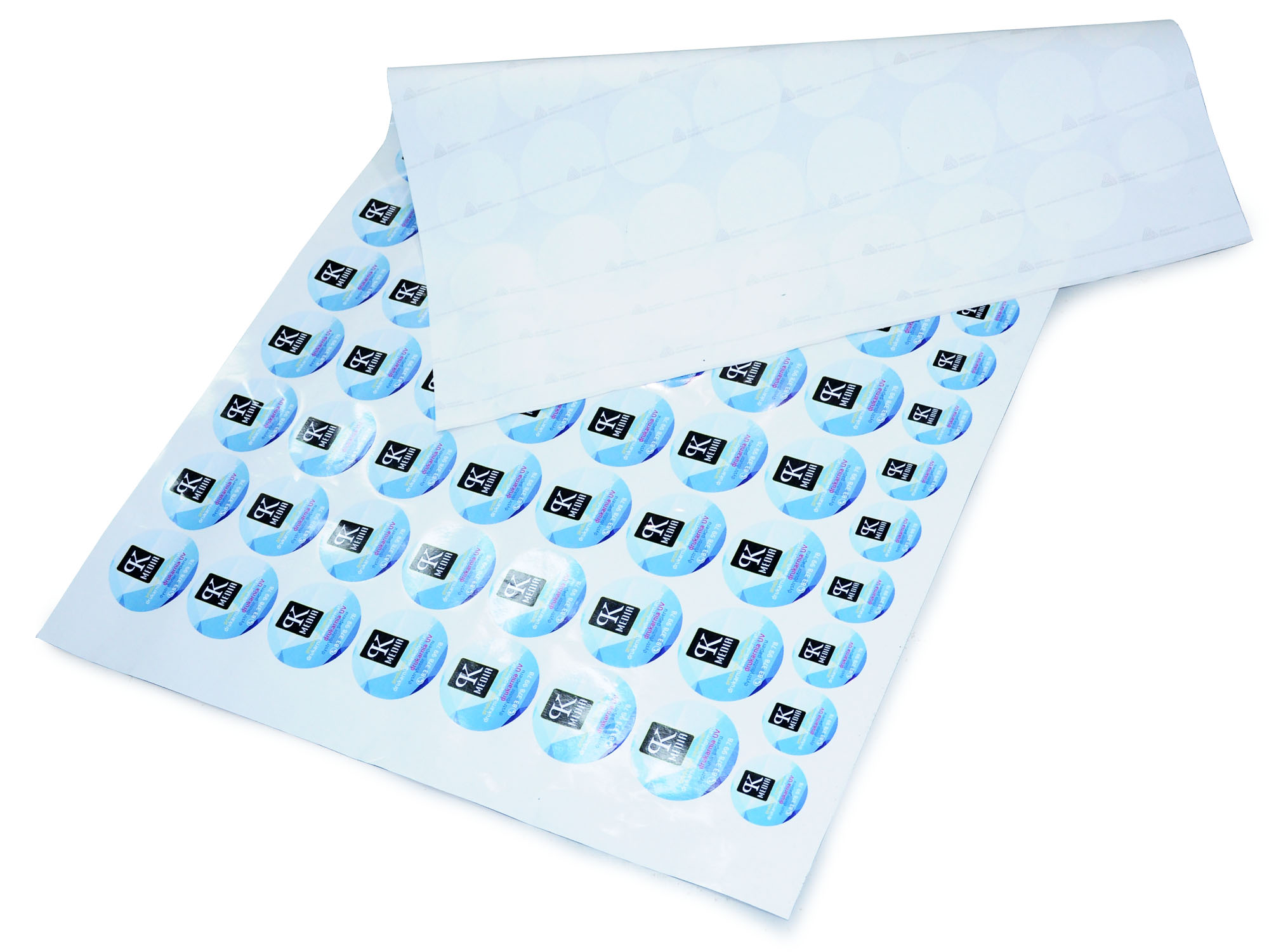 Изготовление стикеров с ламинацией