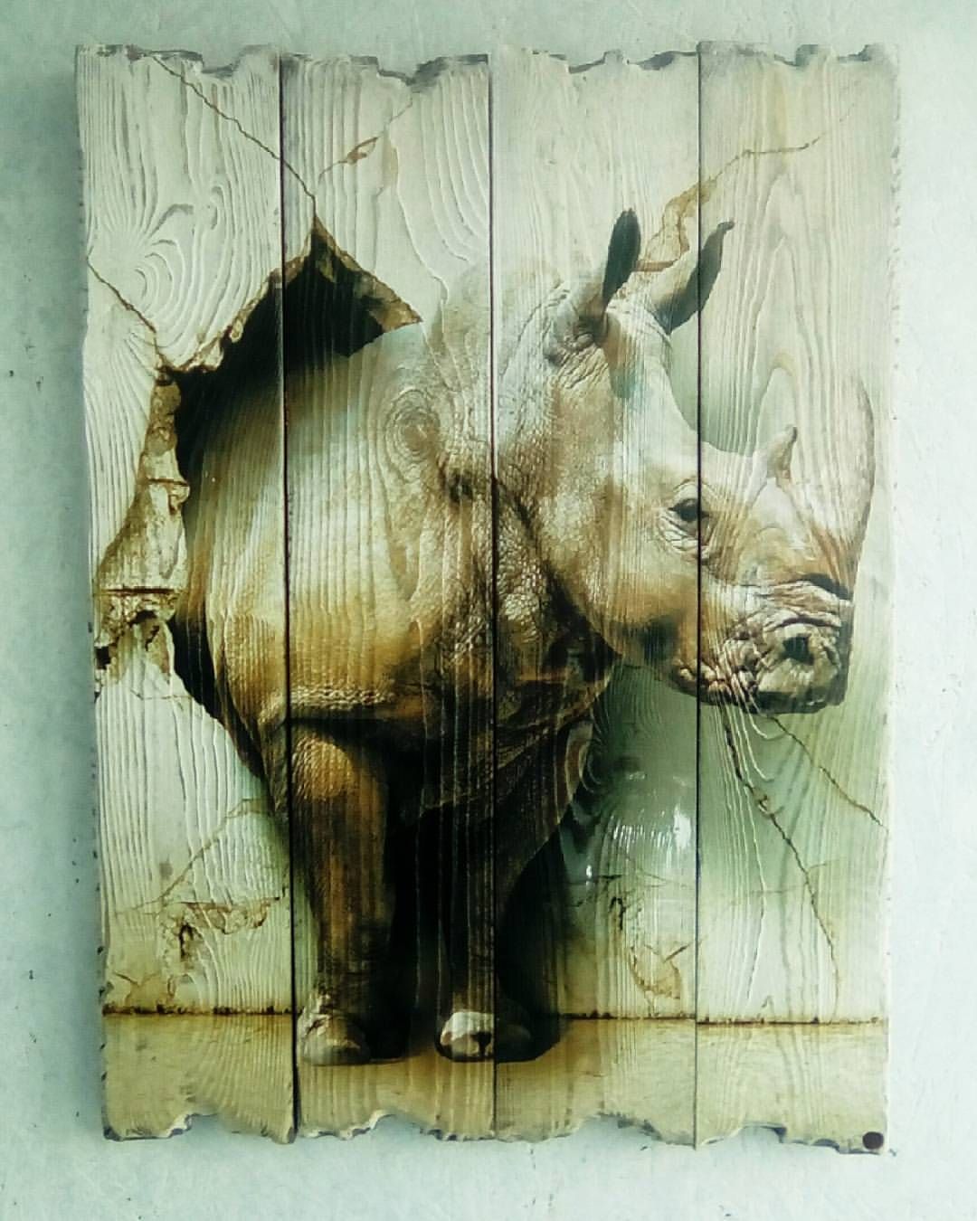 Печать картин на дереве