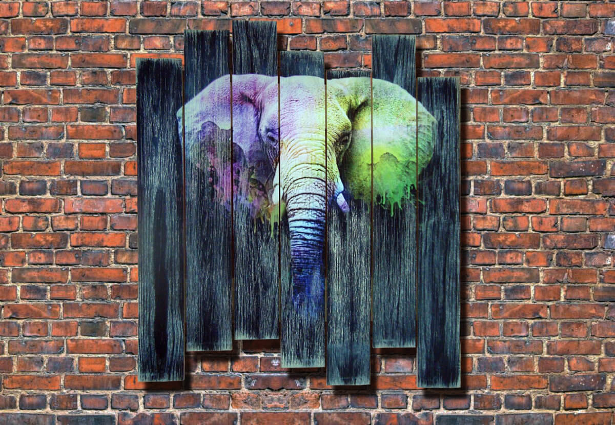 Печать картин на дереве