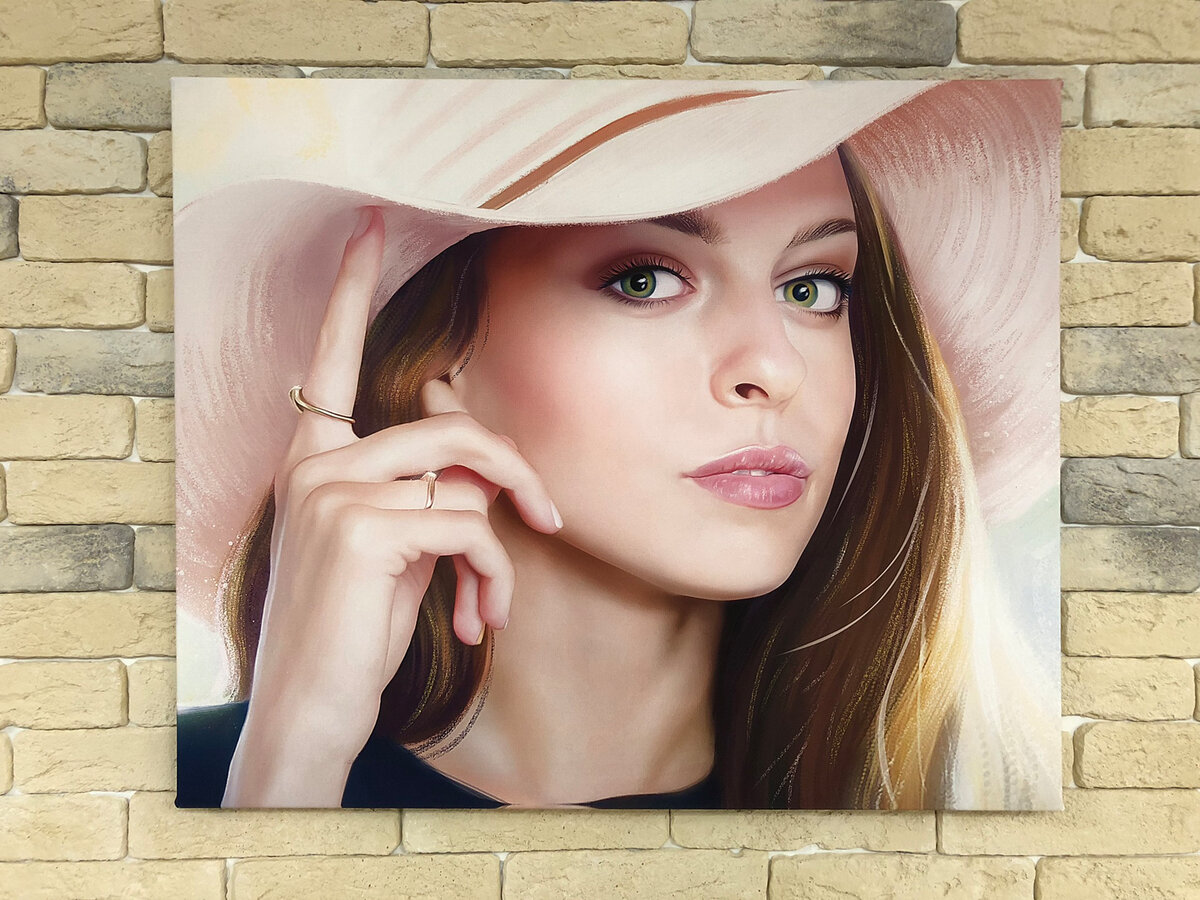 Печать на холсте маслом