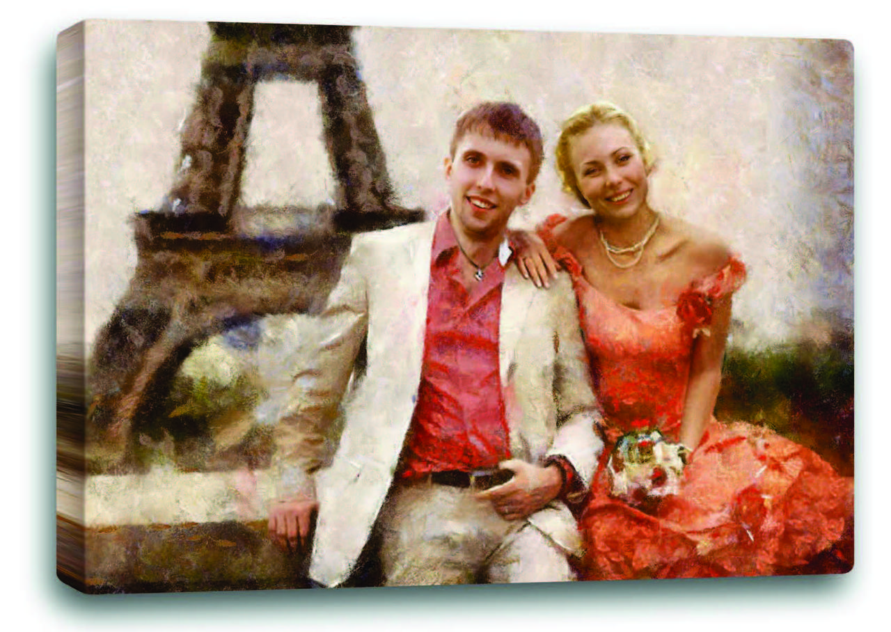 Печать на холсте маслом