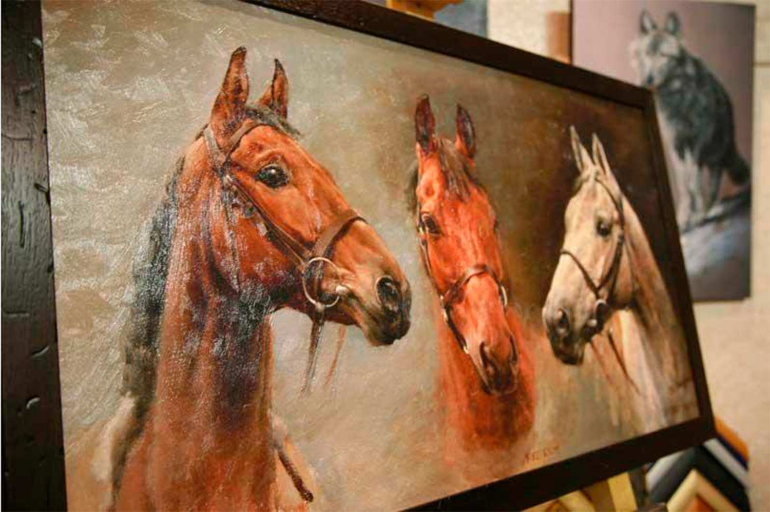 Печать на холсте маслом