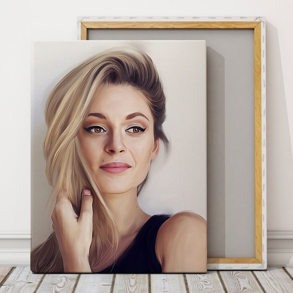 Печать на холсте портретов