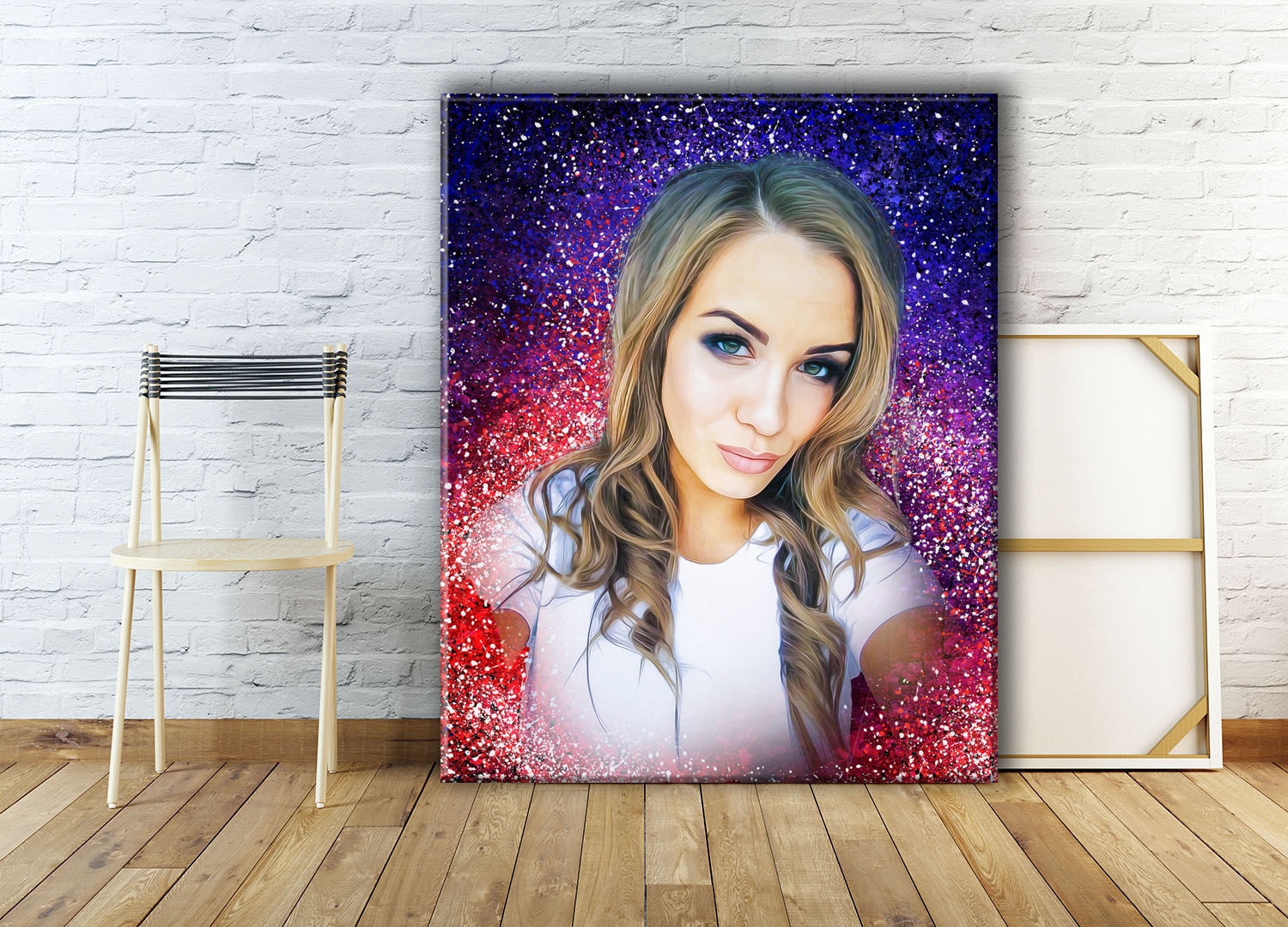 Печать на холсте портретов