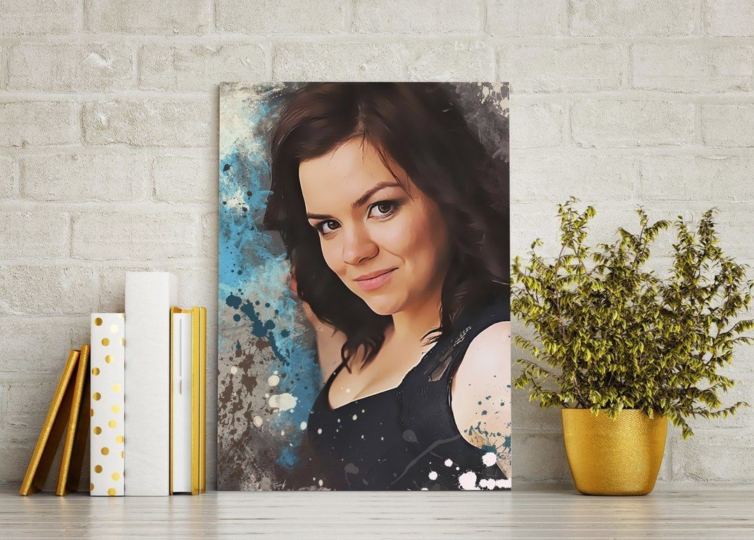 Печать на холсте портретов