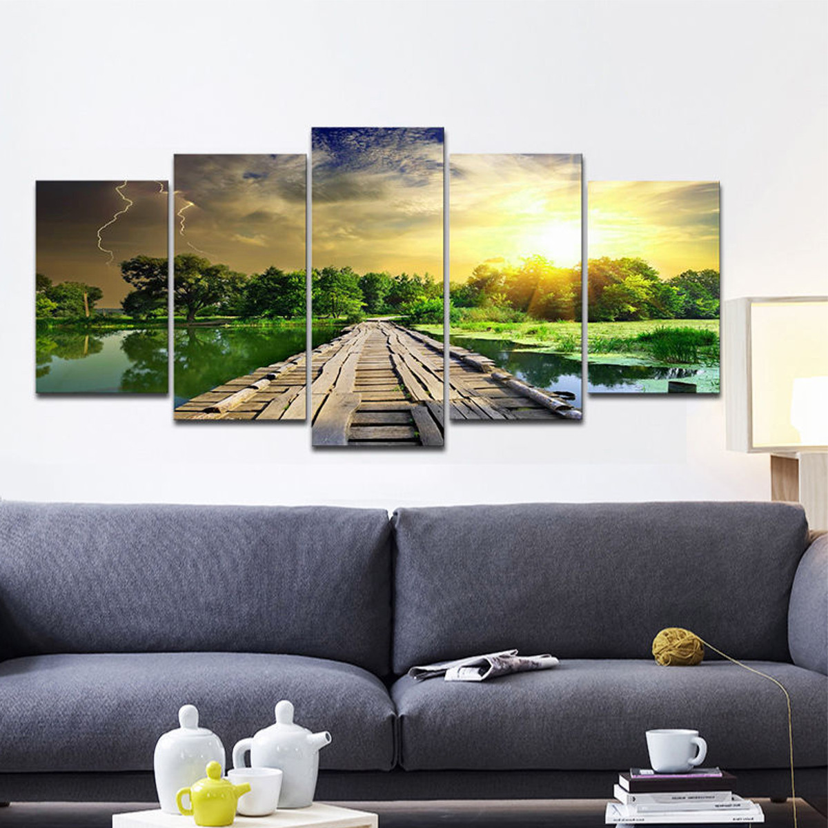 Печать постеров на холсте