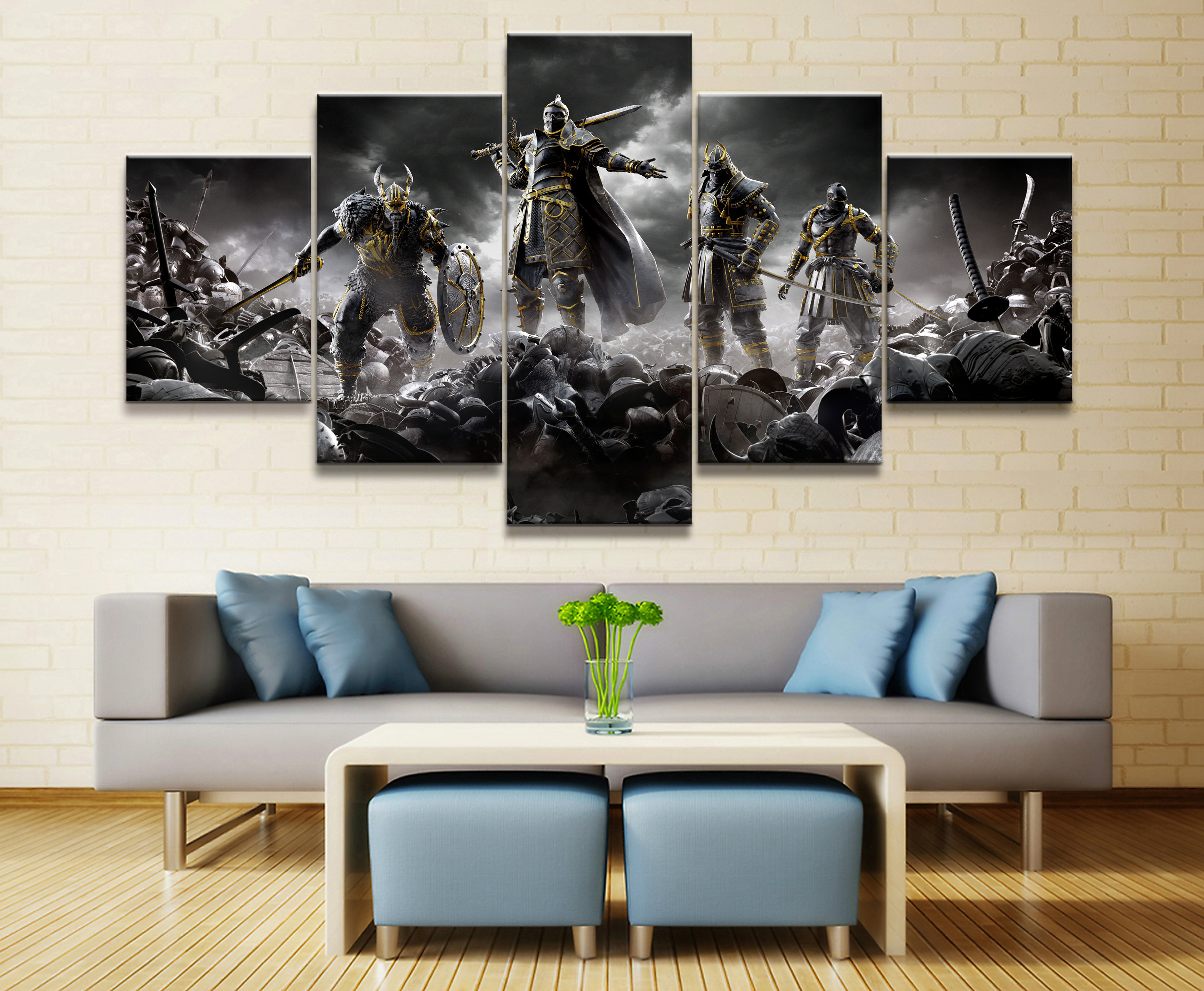 Печать постеров на холсте