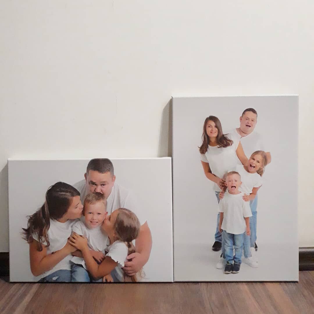 Печать на холсте с натяжкой на подрамник