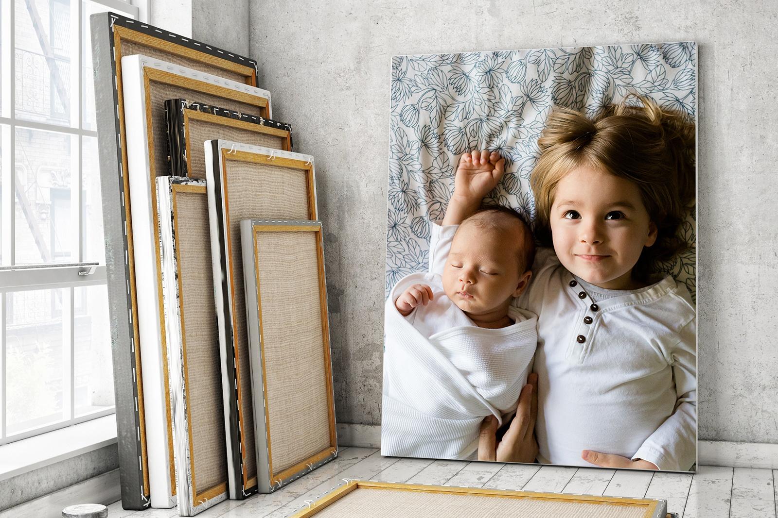 Печать на холсте с натяжкой на подрамник