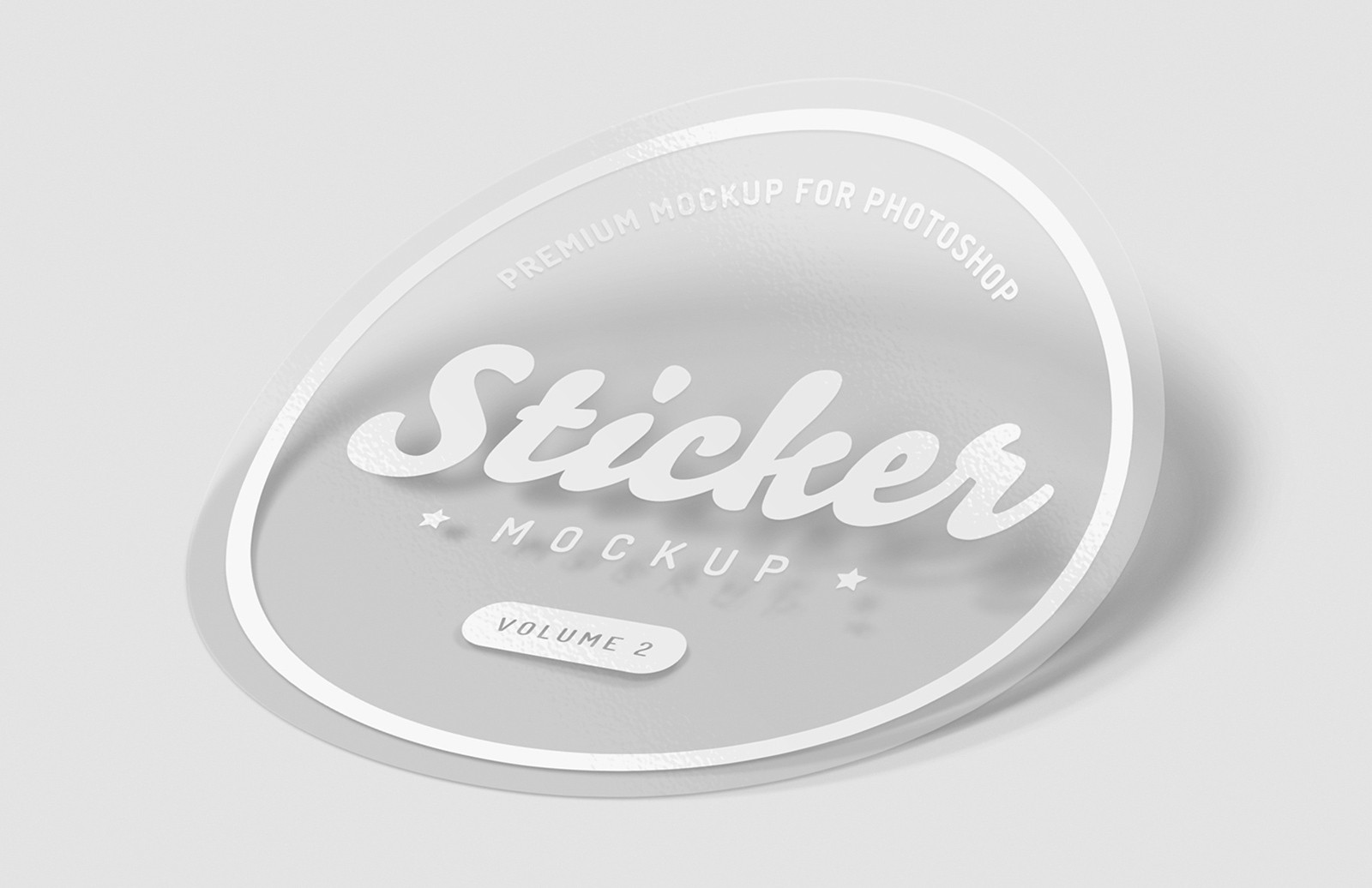 Печать стикеров на прозрачной плёнке