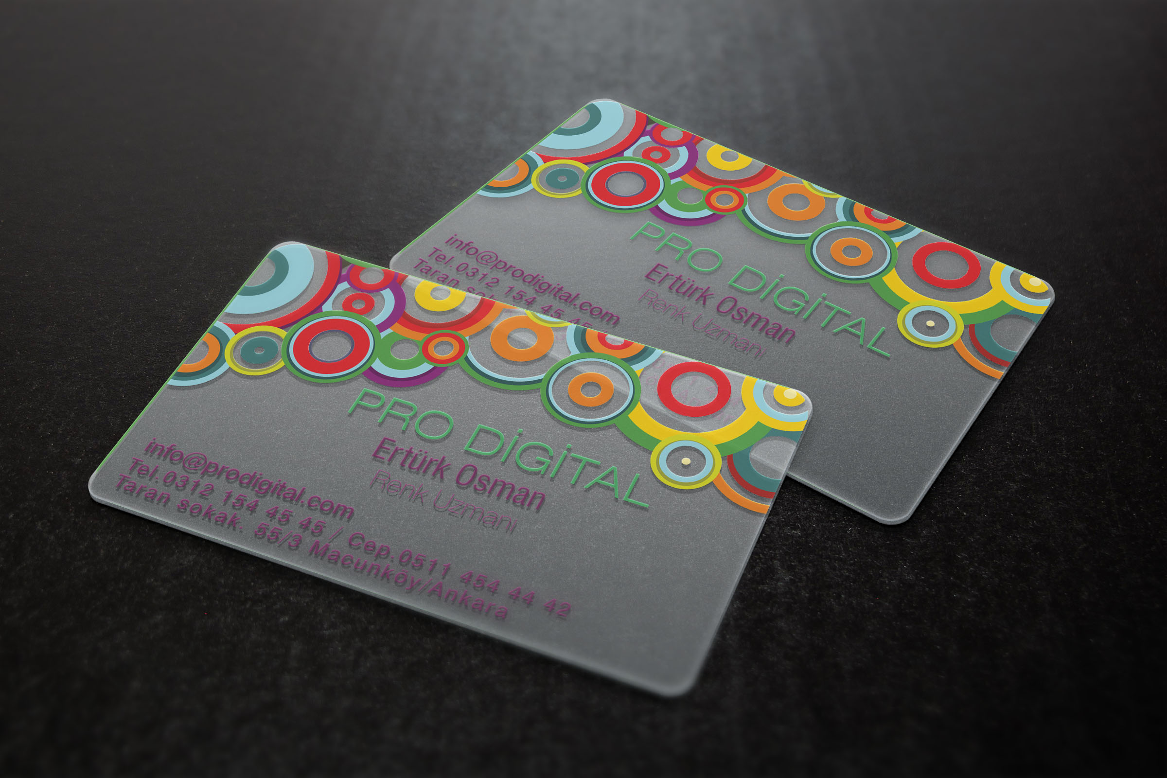 Печать визиток на кальке