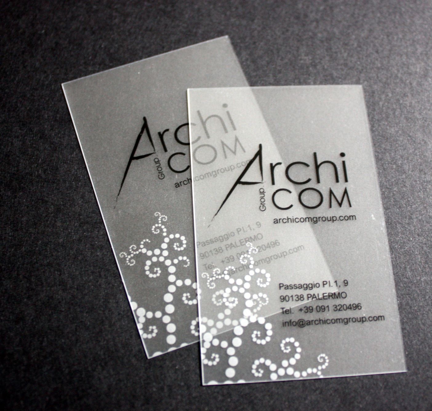 Печать визиток на кальке